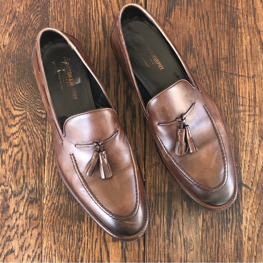 Johnston & Murphy Tassel Loafers - 10.5
